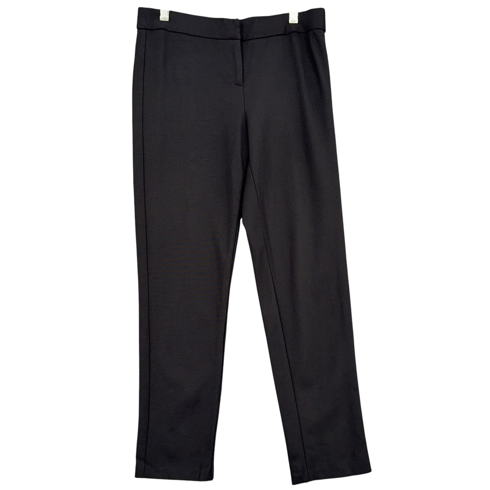 Amanda + Chelsea Dress Pants Women 4 Rayon Nylon Spandex Black